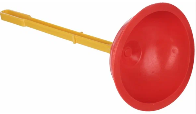 Вантуз вакуумный d16см h 37см пластик