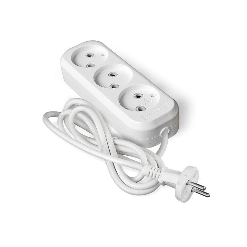 Удлин.  3х местный 2 м Smartbuy с/з